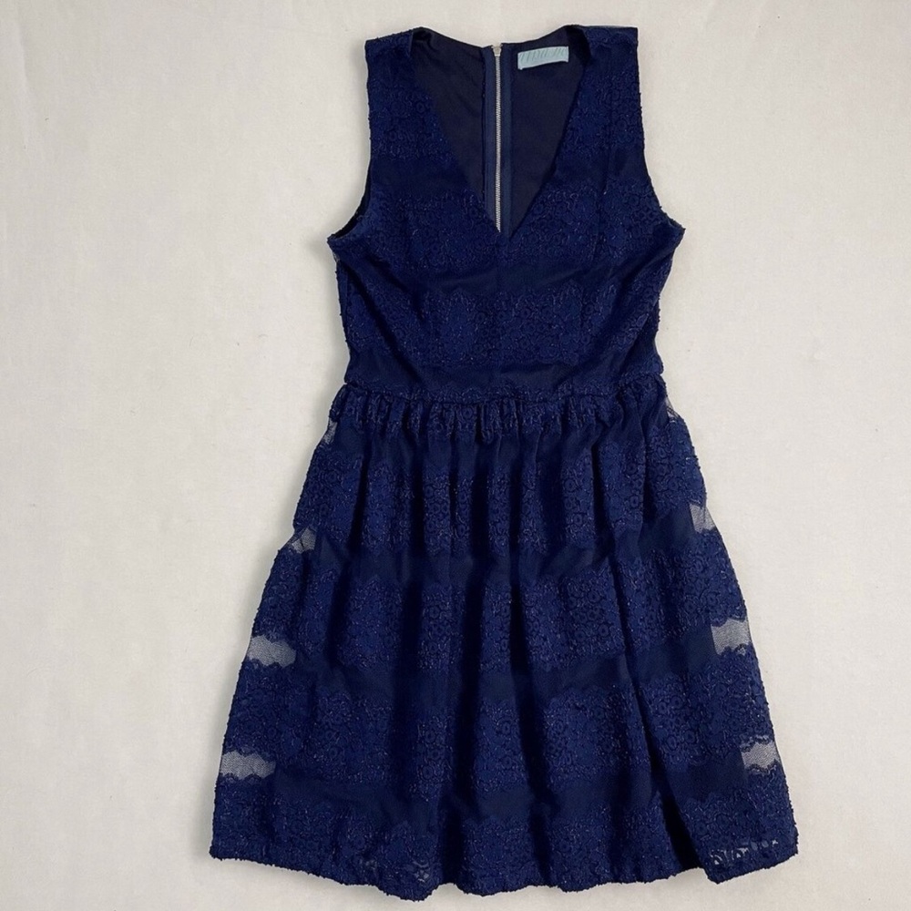 Navy Emilia Lace Dress